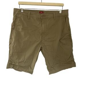 Levis XX Chino Khaki Shorts Size 35 Waterless Cotton men's pants summer casual